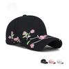 Hat Women's New National Tide Cap Sunshade Sun Hat Spring and Autumn Plum Blossom Embroidery National Style Curved Brim Baseball Cap