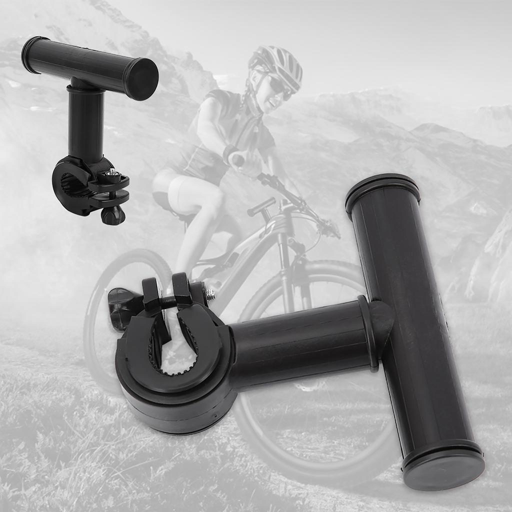 Mountain Road Bicycle t O shaped Handlebar Extension Mount Bracket Bike Flashlight Holder