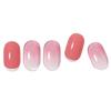 Edge U Shop Gel Attachable Gel Nail, Red Bloom, 1 Piece