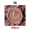 100PCS51Colors Wax Bean Envelope Invitation Letter Stamp Sealing Wax Special Mud Sealing Wax
