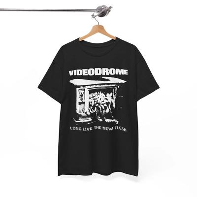 Футболка VIDEDROME 1983 Дэвид Кроненберг Дебби Харри Джеймс Вудс, Унисекс Футболка