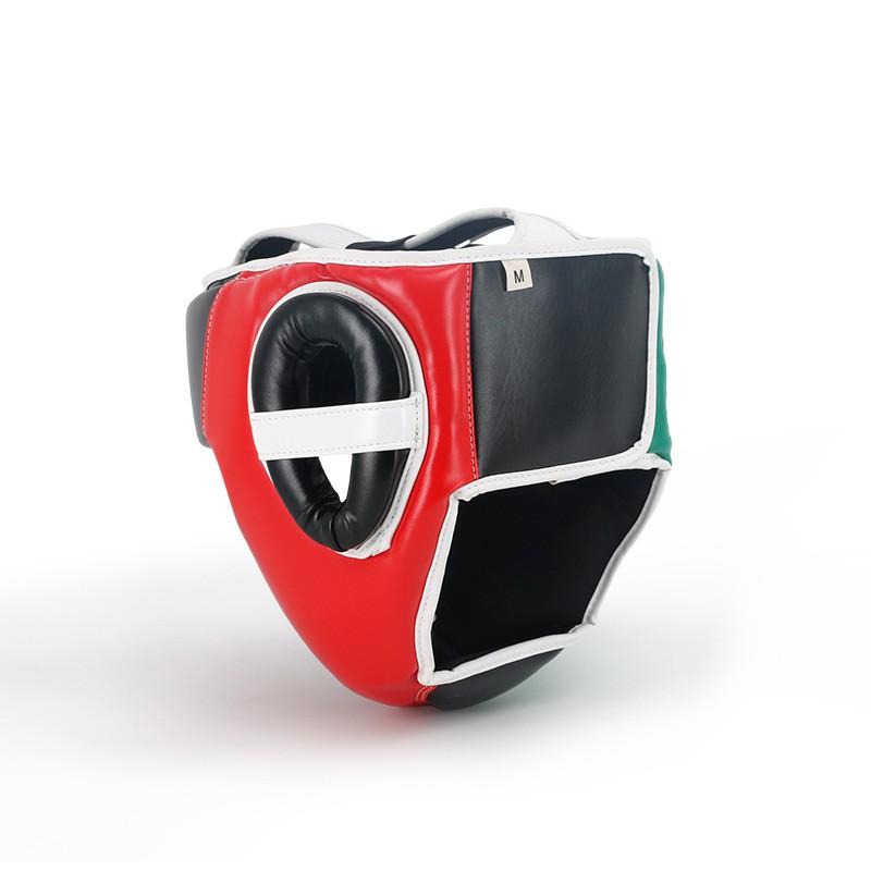 Kids Boxing Headgear Muay Thai Kickboxing Training Protective Helmet With Full Coverage PU Material S M L