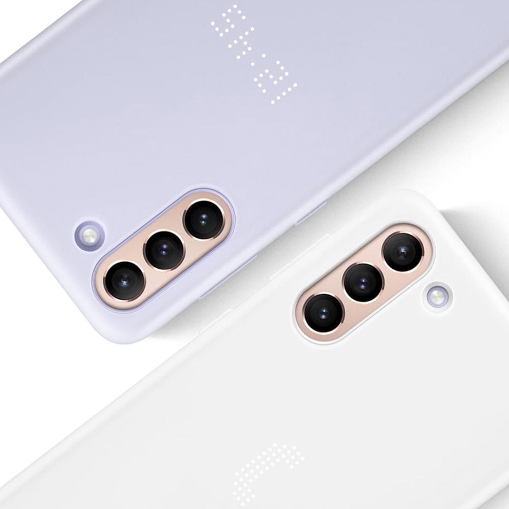 Samsung Умный светодиодный чехол-накладка для Samsung GALAXY S21 5G S21+ 5G S21 Plus 5G Интеллектуальные чехлы для телефонов