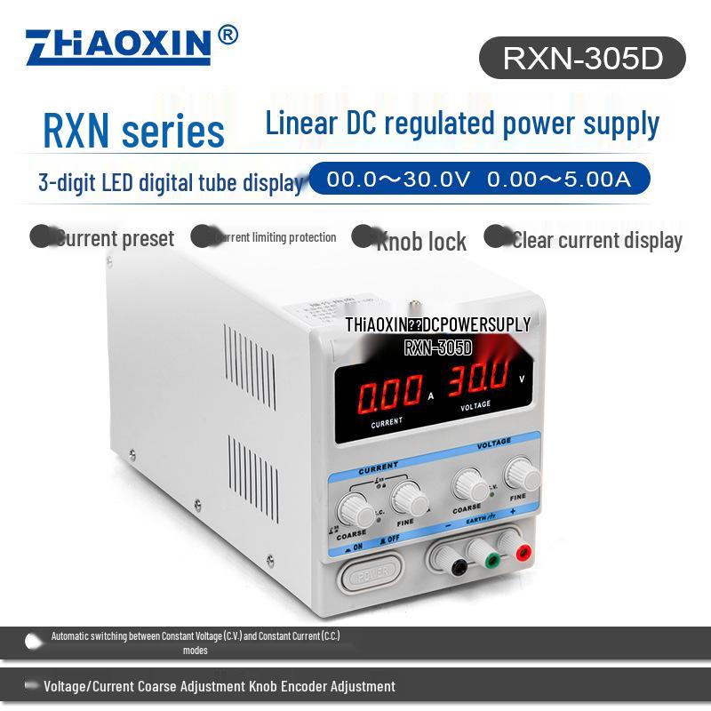 ZHAOXIN RXN-305D Adjustable Linear DC Power Supply, 30V 5A