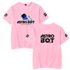 Astro Bot Printing Женская Мужская Футболка Повседневные Дышащие Футболки Смешные Свободные Футболки Футболки Уличные Футболки Большие Размеры Мужские