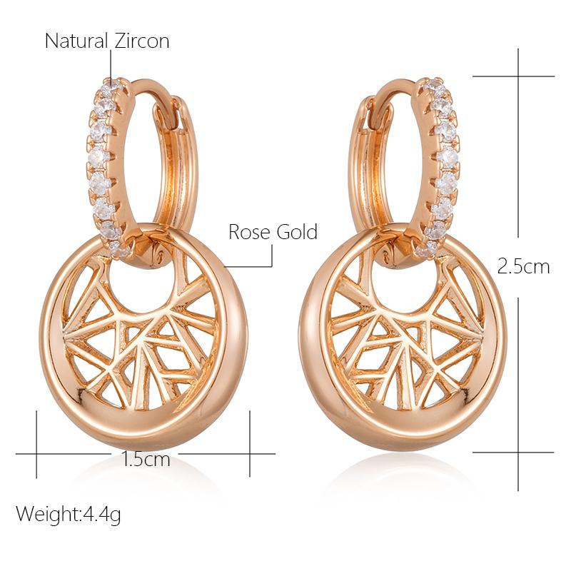 Длинные висячие серьги Kinel с резьбой и резьбой для женщин, повседневные украшения с кубическим цирконием