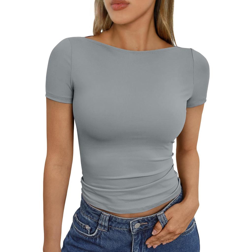 Женская мода повседневная узкая рубашка с коротким рукавом верхняя одежда топы