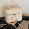 Popular Diamond Embroidered Thread Small Bag for Women's Fashionable Versatile Box Bag Fashionable Chain Crossbody Bag