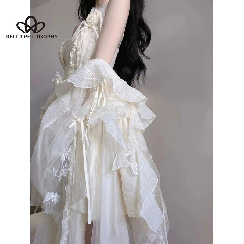 Новое нежное французское платье в стиле ретро, ​​летнее антикварное винтажное платье, платье феи