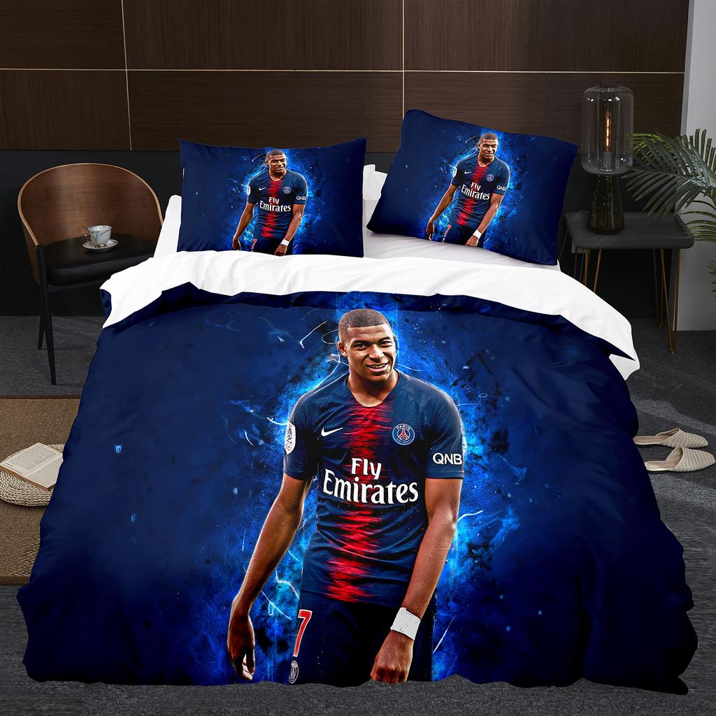 3D Трехсекционная Размер Футбольная Серия C Luo Quilt Cover Постельное белье