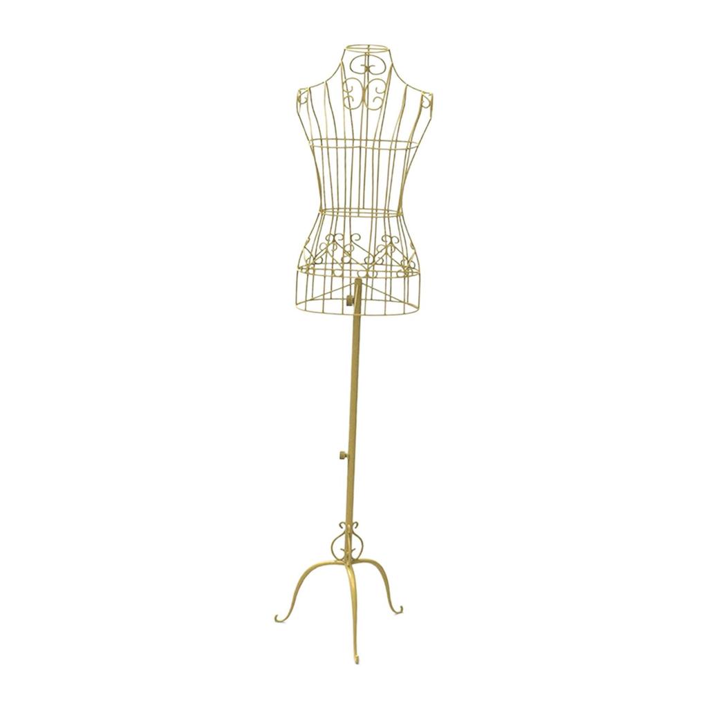 Металлический женский манекен Стенд Модель туловища Форма Держатель для витрины одежды в бутике Декор
