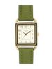 Watch Fragola Square Watch GR Green [Follow] H04322A-1 Women's