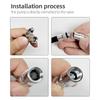 Bicycle Pump Portable Mini Bicycle Pump Cycling Hand Air Pump Ball Tire Inflator Schrader Presta Valve MTB Road Bike Accessories