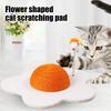 Когтеточка для кошек в форме цветка, сизалевая веревка, кошачья когтеточка, интерактивная напольная доска для кошек с пружиной, плюшевая пчела для защиты мебели