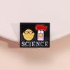 Cute Chick Enamel Pins Custom Brooches SCIENCE Lapel Badges Clothes Cartoon Animal Jewelry Gift for Kids Friends
