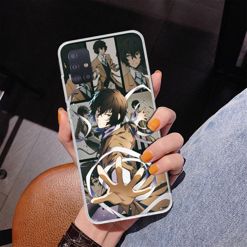 Bungo Stray Dogs Постер Аниме Чехол для телефона Для Samsung Galaxy A52 A32 A22 A12 A51 A31 A50S A30S A20S A10S Note 20 Ultra 10 Plus S1
