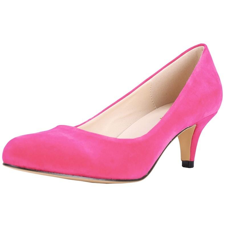 LOSLANDIFEN Женские туфли-лодочки Сексуальные туфли на высоком каблуке Туфли-лодочки из флока с острым носком Красные свадебные туфли-лодочки Женские повседневные туфли без застежек