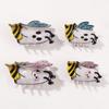 Adorable Bee Ghost Shark Claw Clip - Fun & Cute Hair Accessory for Women (Halloween Edition)