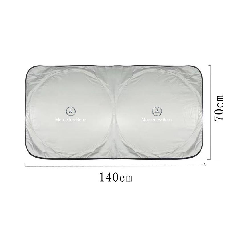IXEA6 Car Windshield Sun Shade Visor UV Protection Shield For Mercedes Benz AMG Smart W205 C300 W203 W206 W108 W124 W126 W140 W168