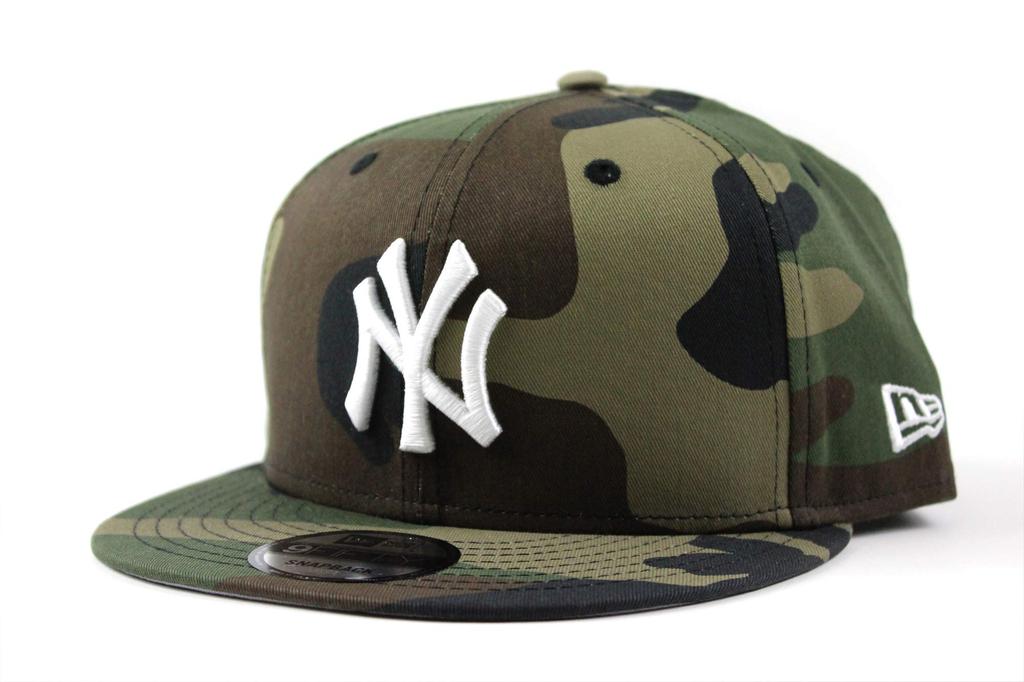 [New Era] Yankees Snapback Cap 9FIFTY CAMOWHITE