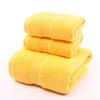 100% хлопок полотенце для лица плотный жаккард однотонный быстросохнущий банные полотенца набор для дома ванная комната отель взрослые Toalla Toalha De Banho
