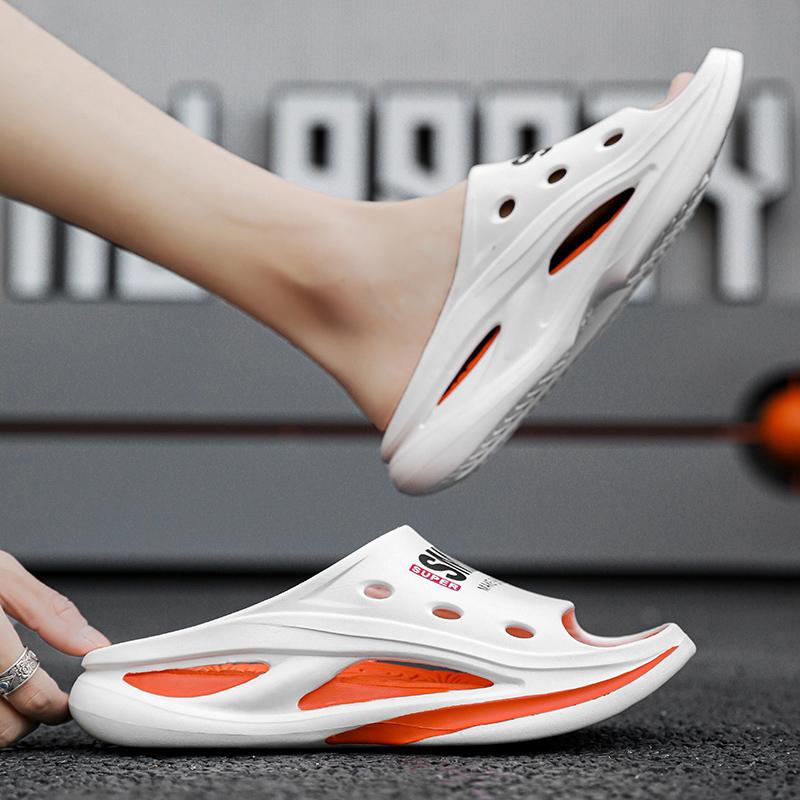 Модные новые стильные мужские сандалии Eva с толстой подошвой, пляжные спортивные мужские тапочки для улицы и дома, модная мужская обувь