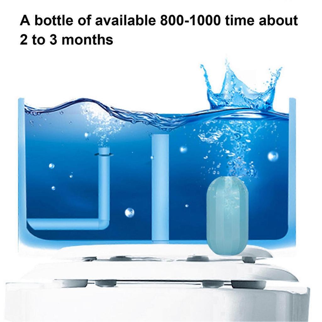 SUSUchens Toilet Cleaner Automatic Dissolve Long-Lasting Results Clean Fragrance Easy to Use Toilet Cleaning Liquid Size B 2pcs