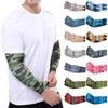 Outdoor Sports Anti-radiation Sleeves Camouflage Print Quick-drying Straight Arm Guards