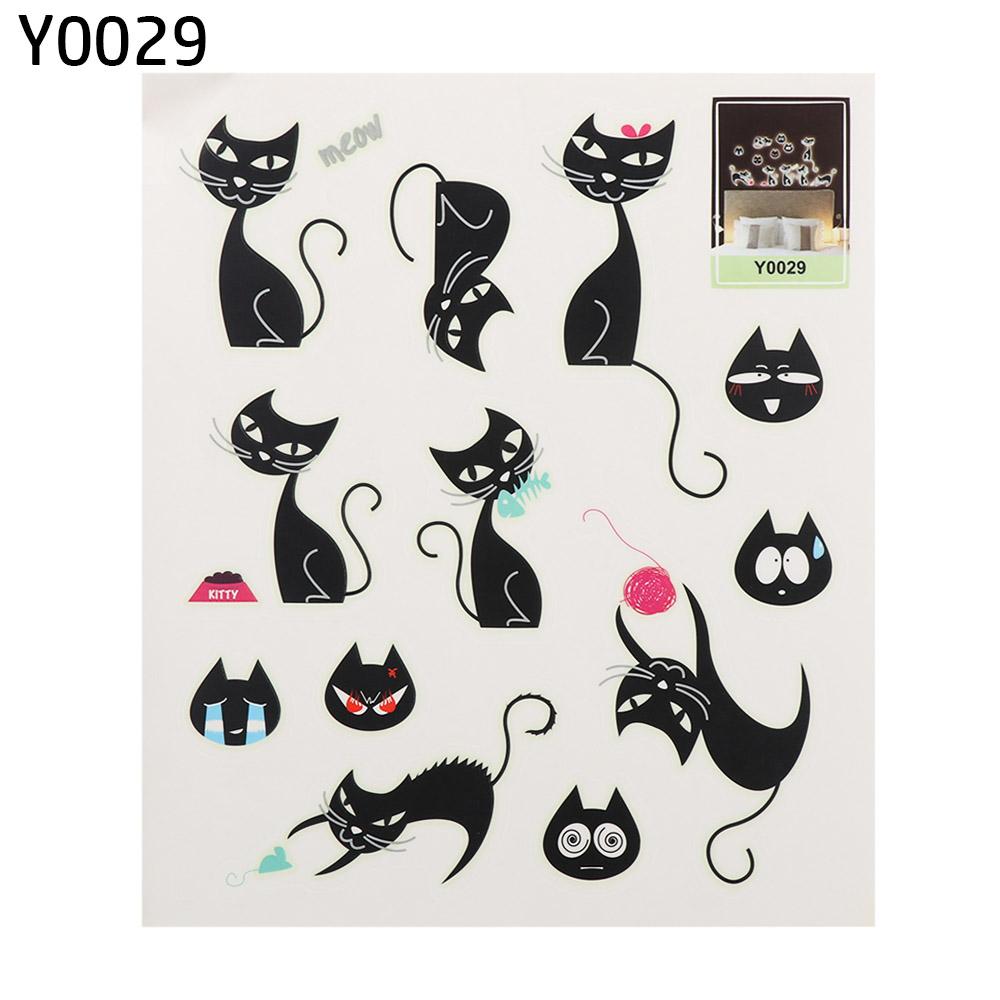 Сделай сам Виниловое украшение для дома Детская спальня Ночной свет Луна Светится в темноте Флуоресцентная наклейка Звезда Светящиеся наклейки на стену