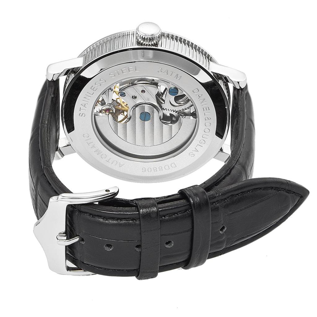 Daniel Douglas Watch Automatic Mechanical DD8806 Automatic Skeleton DANIEL&DOUGLAS Men's (DD8806-BK)
