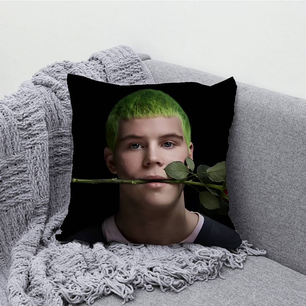 Yung Lean Jonatan Наволочка с принтом Полиэфирное волокно 40x40 см Декор для домашнего дивана, декоративная наволочка для подушки