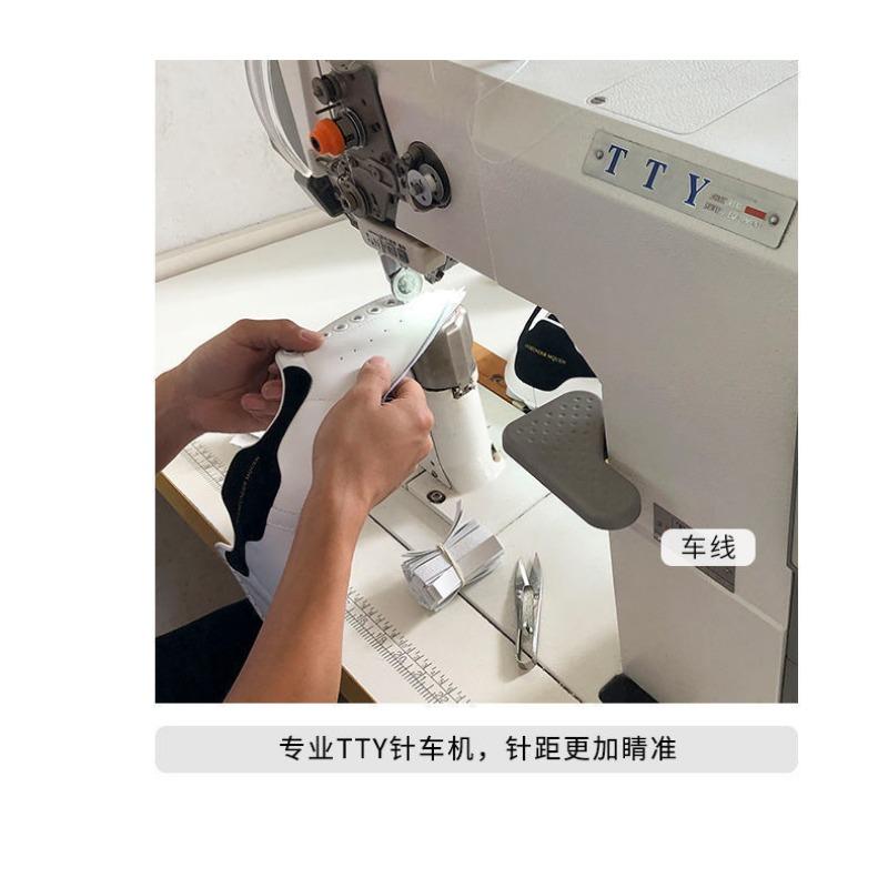 Women Thick Sole White Sneakers Casual Platform Height Increasing Fashion Shoes