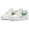 Nike Air Force 1 07 SE 40-летний юбилей - Sail Malachite Женские кроссовки Кремово-белый Металлик-Золотой DQ7582-101