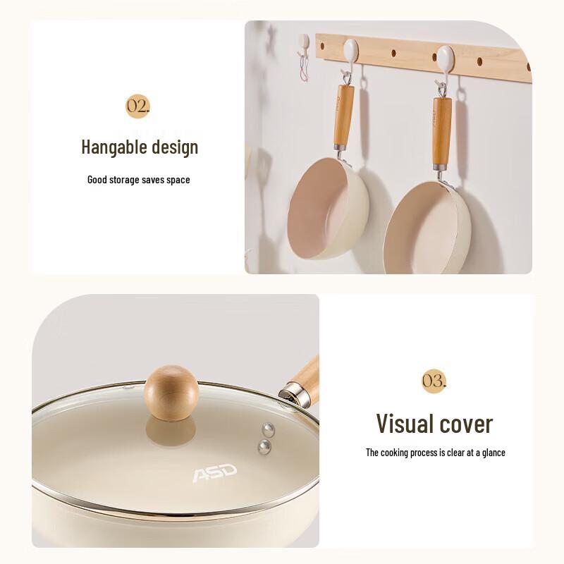 ASD Healthy Ceramic Non-stick Frying Pan