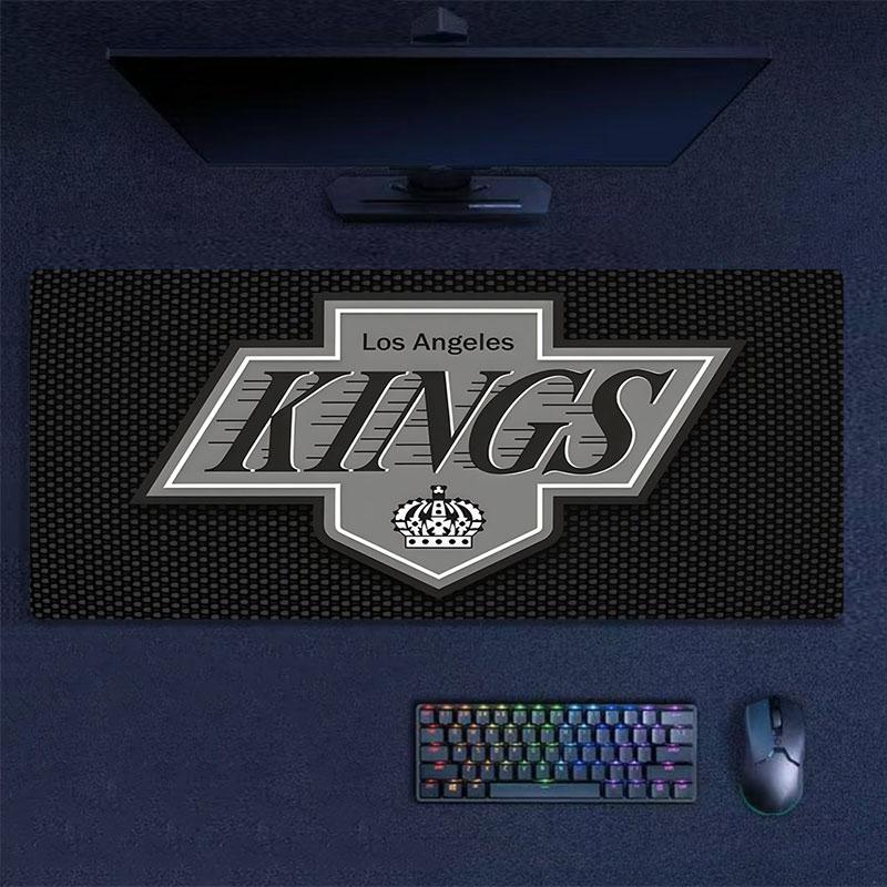 LA Kings Mouse Pad, Large Gaming Desk Mat, Non-slip XXL Mousepad for Laptop & Tablet, Mini PC Playmat with Stitched Edges