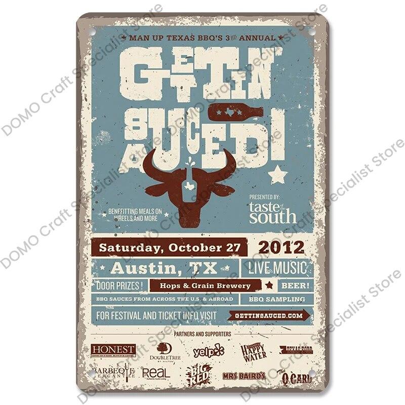Плакат для вечеринки с барбекю, винтажные металлические жестяные вывески для гриля, ретро-налет, Настенный декор для бара, паба, заднего двора, пляжного дома
