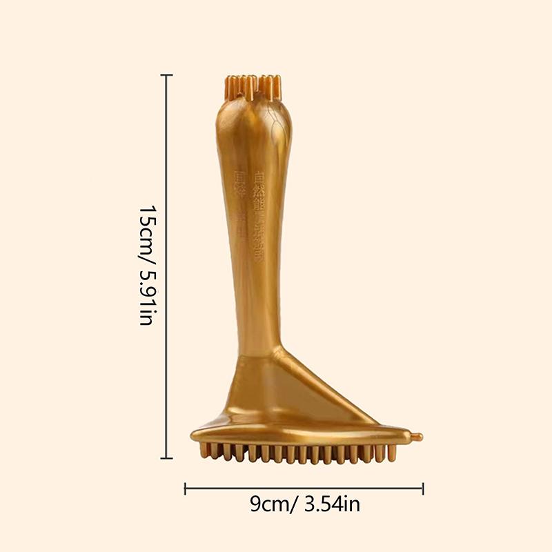 Треугольная массажная меридианная щетка для скребков, многофункциональная скребковая доска для массажа шеи, спины, ног, расслабляющий массаж, инструменты Гуаша