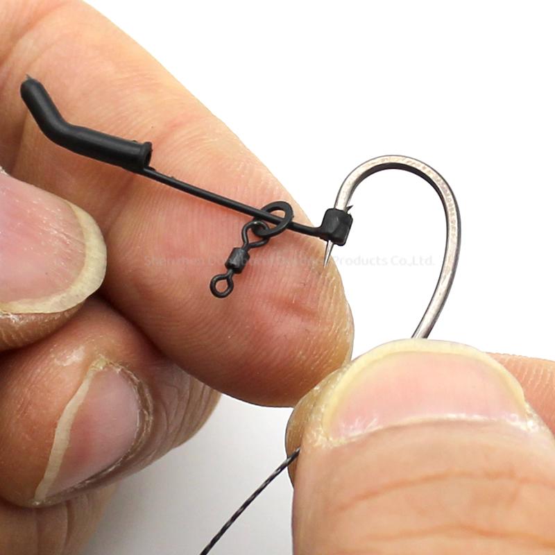 15pcs Carp Fishing Accessories D-Rig Kickers Size S M L Fit 2/4/6/8 For Carp Rig Line Aligner D rig Aligner Carp Terminal Tackle