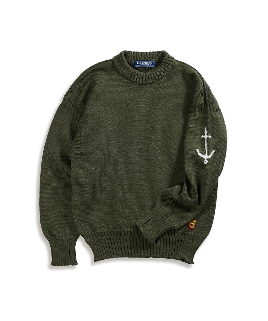 Geonjiulleunseu Crewneck Wholegarment Sweater - Ami