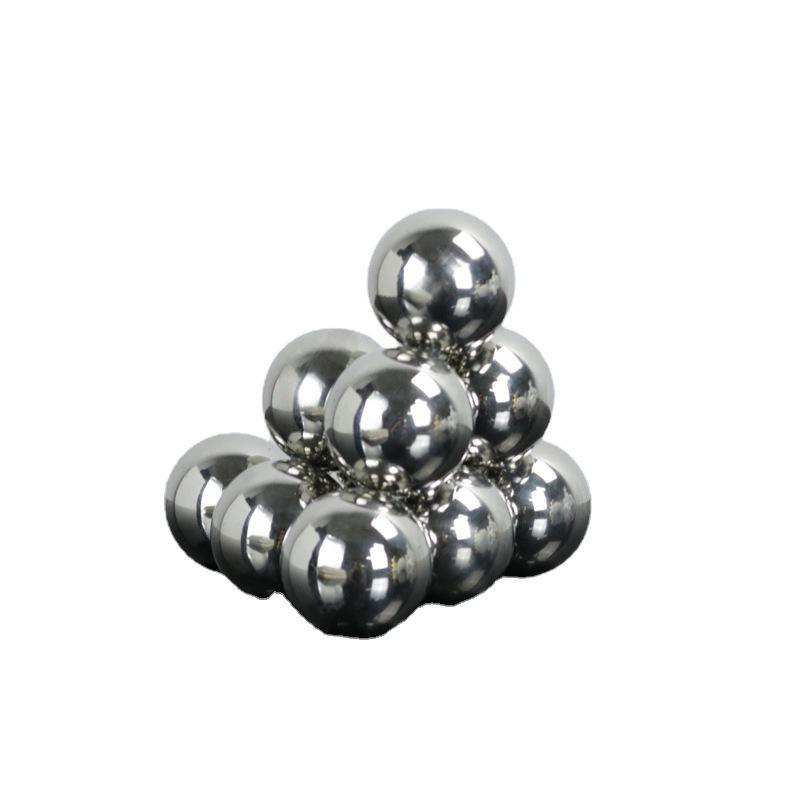 Modern Simple Stainless Steel Silver Bead Dot Bookshelf Ornaments Study Living Room Model Room Fashion Appliances Decorations