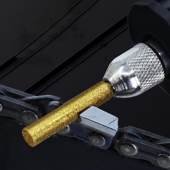 6 шт. многофункциональная точилка для бензопилы, супер шлифовальная производительность, тонко полированная, сильная стабильность, шлифовальный камень, напильник для резьбы по камню