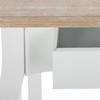 Atmosphera "Chrysta" 2-drawer Decorative Console - White
