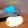 1 шт. ночник Doudou Duck детский подарок мягкий свет уход за глазами USB зарядка таймер автоматический хлопок силиконовая лампа