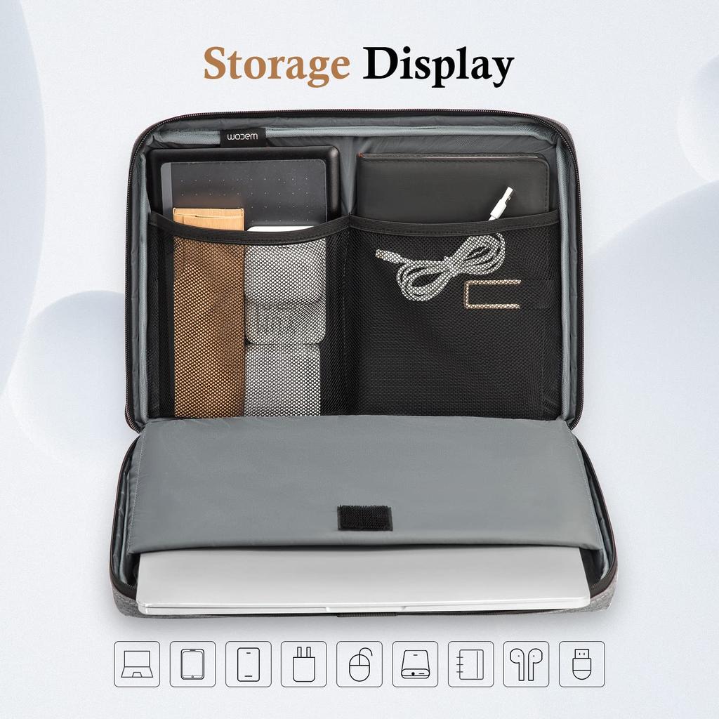 Bagasin Ударопрочный чехол для компьютера 15 16 дюймов MacBook HP Dell Lenovo Asus Notebooks Laptop Case Inner Bag Laptop Sleeve 15.6