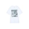 Uniqlo X Коллаборация с Disney Весна/Лето 23 Звездные Войны Штурмовик Шлем Принт Футболка с коротким рукавом Унисекс Топы Белый 463094-00