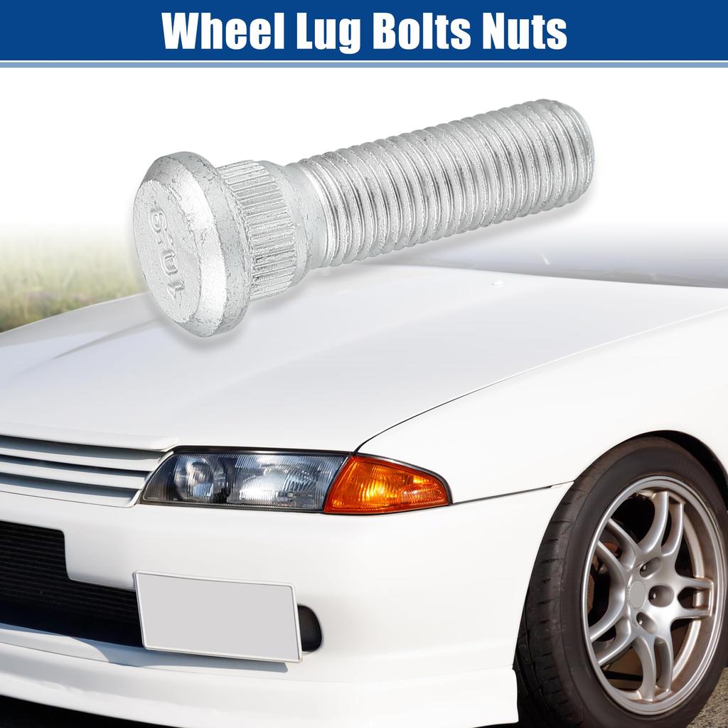 ACROPIX M12x1.5 Wheel Lug Bolt Nut Hub Assembly Wheel Stud for Toyota 4Runner 1986-2015 No.9094202049-10 Pack