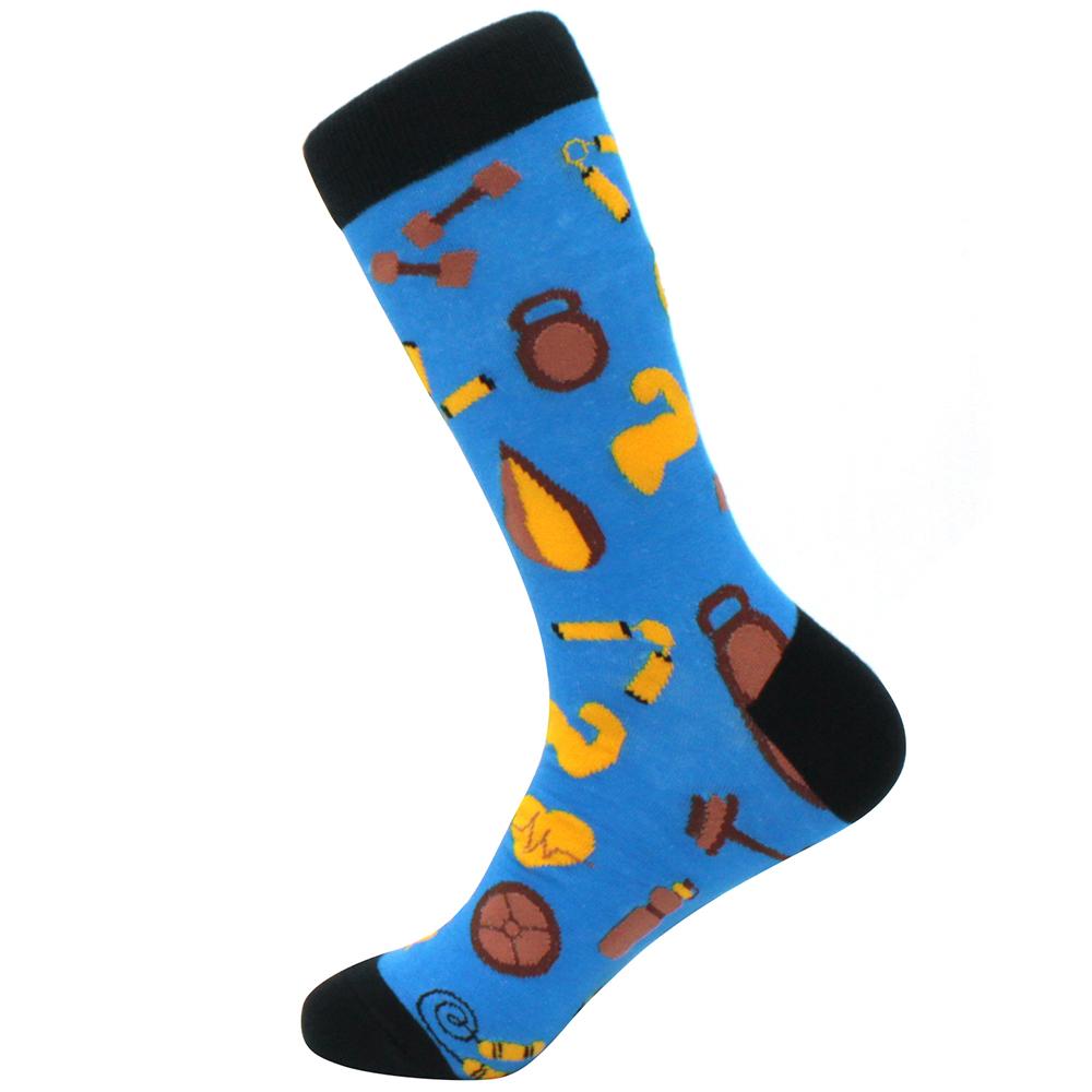 Яркие мужские зимние носки гребенной хлопок мягкие теплые смешные счастливые мужские женские длинные носки Calcetines de hombre деловые