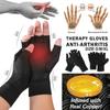 Здоровье Расслабление Уход за суставами Компрессионная медная перчатка Облегчение боли в пальцах Перчатки для артрита Фиксатор запястья