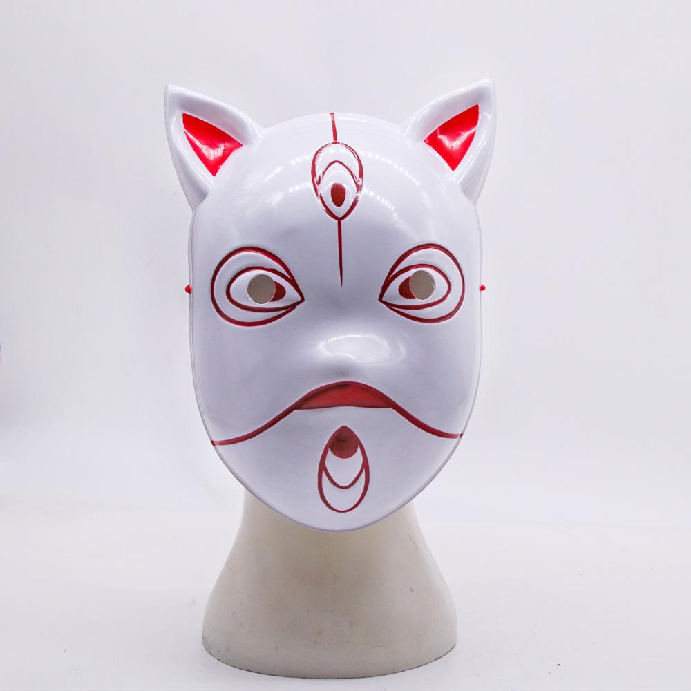 Таинственная маска Наруто Какаши Танцевальная анимация Хэллоуин Бан Сяоюй Жибо берет лист Туафей Деревянная огненная тень Кошачья маска