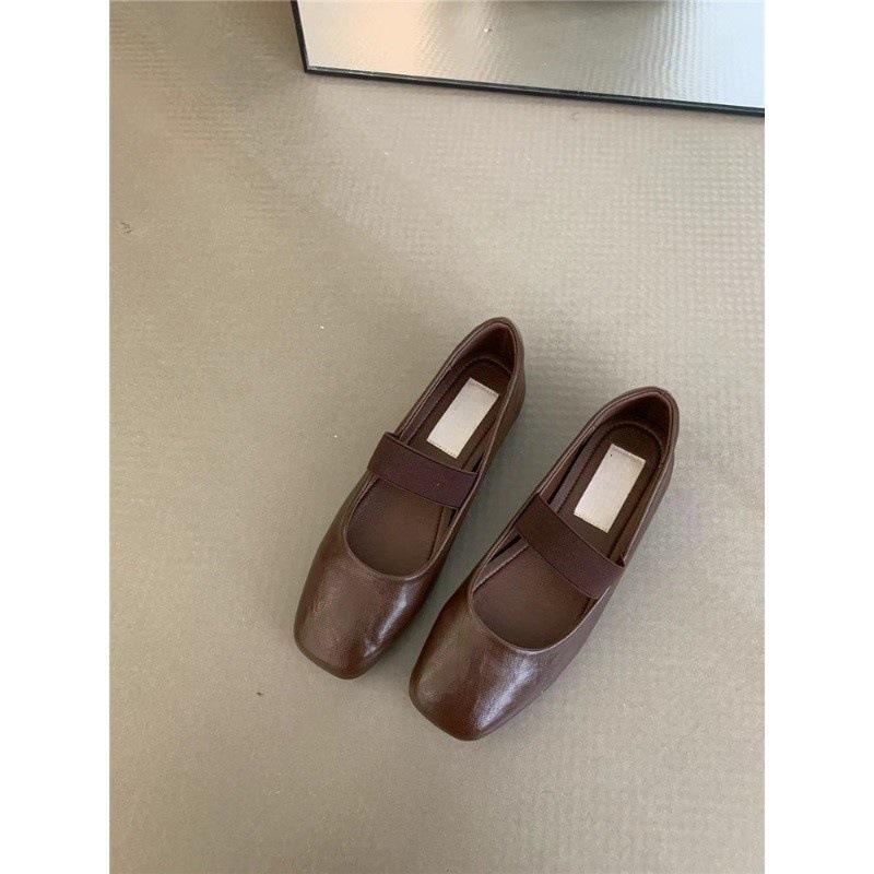 Женские туфли Мэри Джейн в стиле ретро 2025 года, новый французский темперамент, элегантные и универсальные, с юбкой, легкий рот, мягкая подошва, вечерние туфли